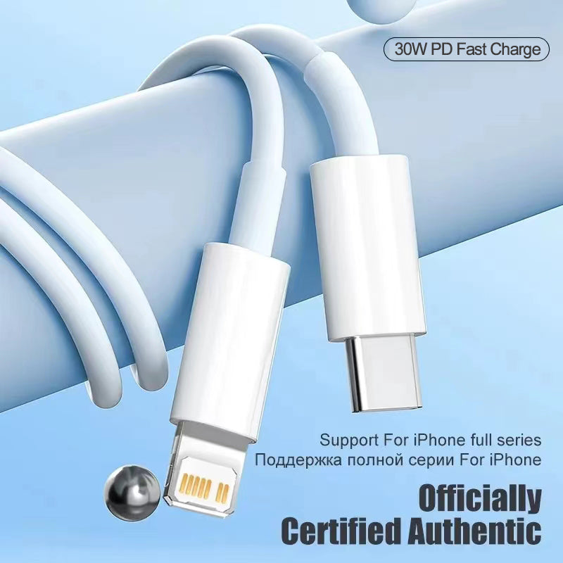 Hochwertiges USB Typ C PD 20W Kabel für Smartphones, Apple iPhone, Samsung, iOS & Android | Prämie Schnelle USB C Kabel für iPhone, Typ C Ladekabel