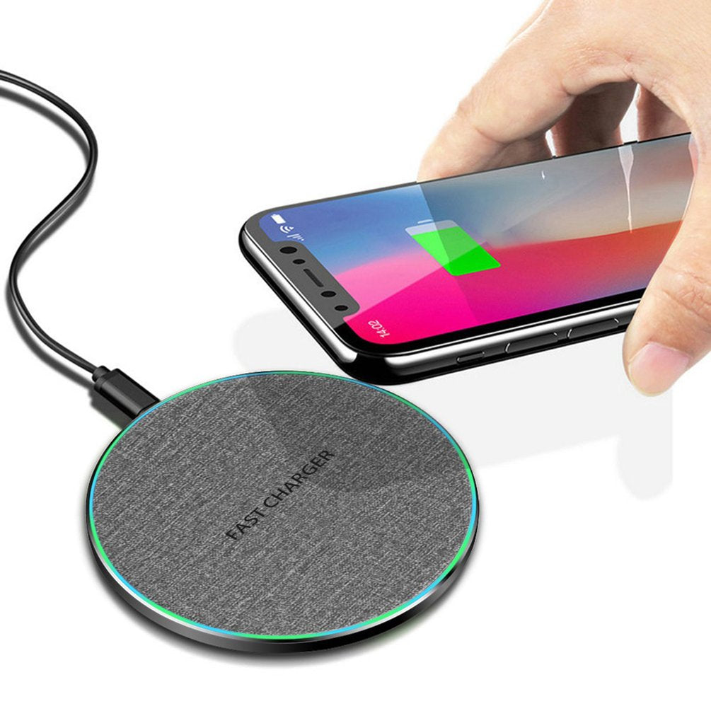 30W Schnelles kabelloses Ladepad | Premium USB C Ladekabel MagSafe Ladegerät für Smartphones, Apple iPhone, Samsung, iOS & Android - Fast Wireless Charging Pad