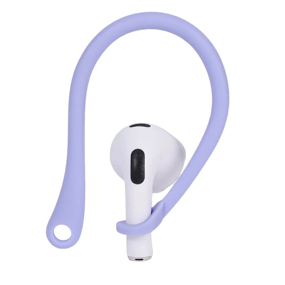 1-6 Pairs Silicone Ear Hooks for Apple AirPods Pro, Good Quality Anti-fall Accessories Bluetooth Headphone Holder for Apple