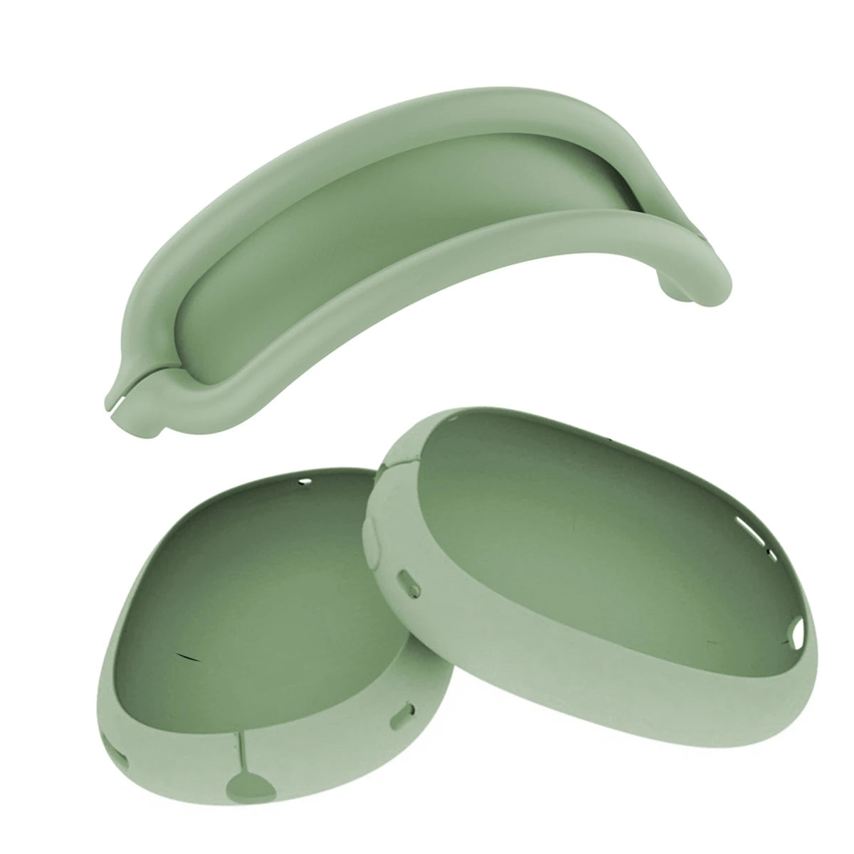 Premium TPU Schutzhülle für Apple AirPods Max: Stoßfestes & kratzfestes transparentes Kopfhöreretui | Weiche, transparente