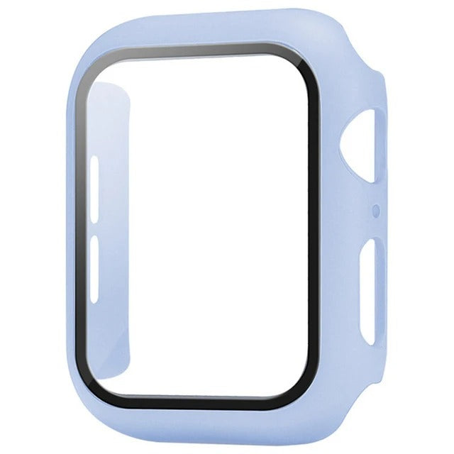 Hochwertige Glasabdeckung-Hülle & Case für Apple Watch Serie 10/9/8/7/6/5/4/3/2/1 & Ultra 2/1, SE: 2024, 2023, 2022, 2021, 2020, 2019, 2018, 2017, 2016 44mm, 40mm, 41mm, 45mm, 42mm, 38mm | Cover Displayschutzfolie Zubehör