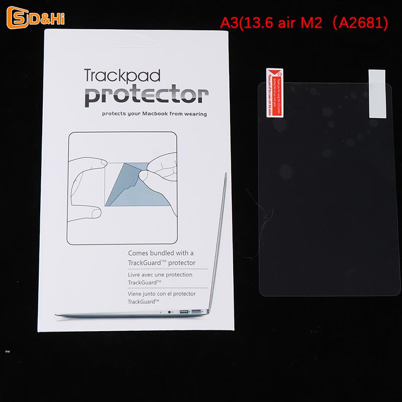 Premium Anti-Kratzer Laptop Touchpad Schutzfolie: Hochwertiger, Klarer Aufkleber für MacBook Air/Pro/M3/M2/M1: 16,14,13-inch | 2024/2023/2022/2020 Series Hartschale - Inklusive Touch Bar, Air, Pro Modelle