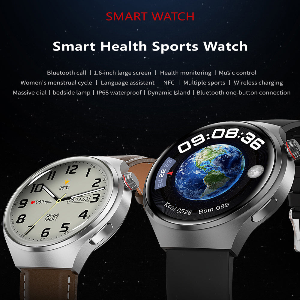 Neue Hochwertige 2024 GT4 Pro Smartwatch Neue Hochwertige 2024 GT4 Pro Smartwatch für Männer IP68 NFC GPS Tracker AMOLED 360 | HD Bildschirm Herzfrequenz