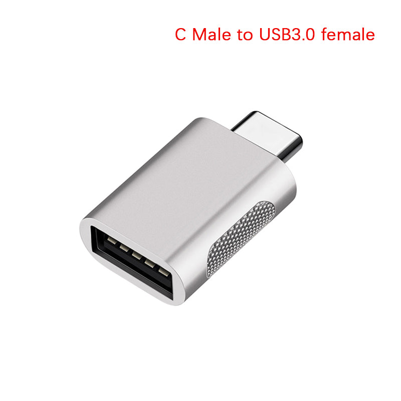 Premium USB-C zu USB 3.0 Adapter, USB Typ-C Buchse USB Stecker für Macbook Air/Pro/M3/M2/M1: 16,14,13-inch | 2024/2023/2022/2020 Series  Laptop, iPad Pro, iPhone und Typ-C Geräte – Datenübertragung