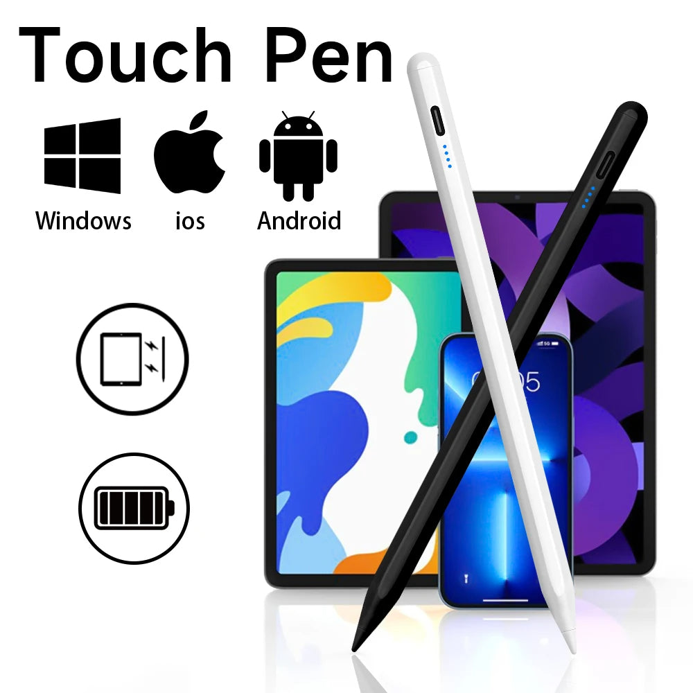 Premium Universaler Stylus für Tablet & Handy Touch Stift Apple iOS, Android & Windows, iPad & Xiaomi Huawei