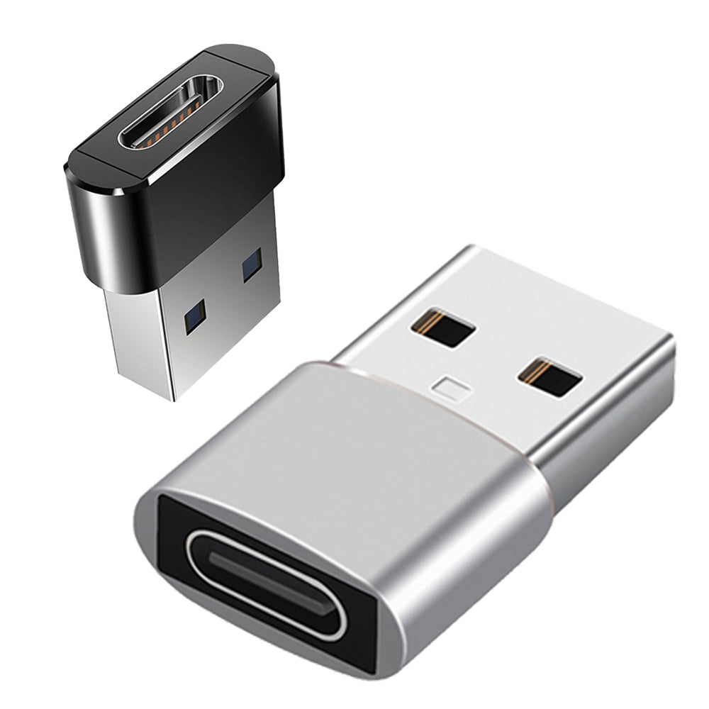 Premium 3D USB OTG Adapter | Typ C für Smartphone, Laptop, Tablet, PC, Apple iPhone, iPad, MacBook, iOS, Android, Samsung, Typ C Kabel – Datenladekonverter