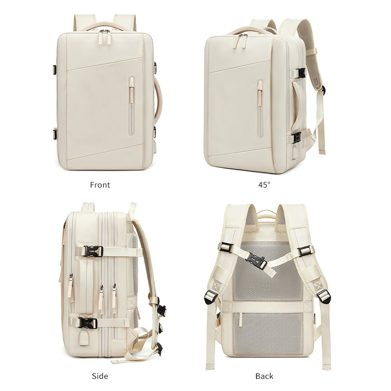 High-quality classic men's business backpack: expandable USB pocket, large capacity, waterproof & stylish MacBook Air/Pro/M3/M2/M1: 16,14,13-inch | 2024/2023/2022/2020 Series