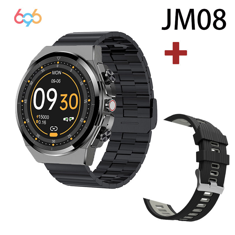 Premium Neue Smartwatch 400mAh Outdoor mit Kompass, Positionsbestimmung | NFC-Zugangskontrolle, IP68 Wasserdicht, Fitness und Gesundheit Smartwatch für Herren