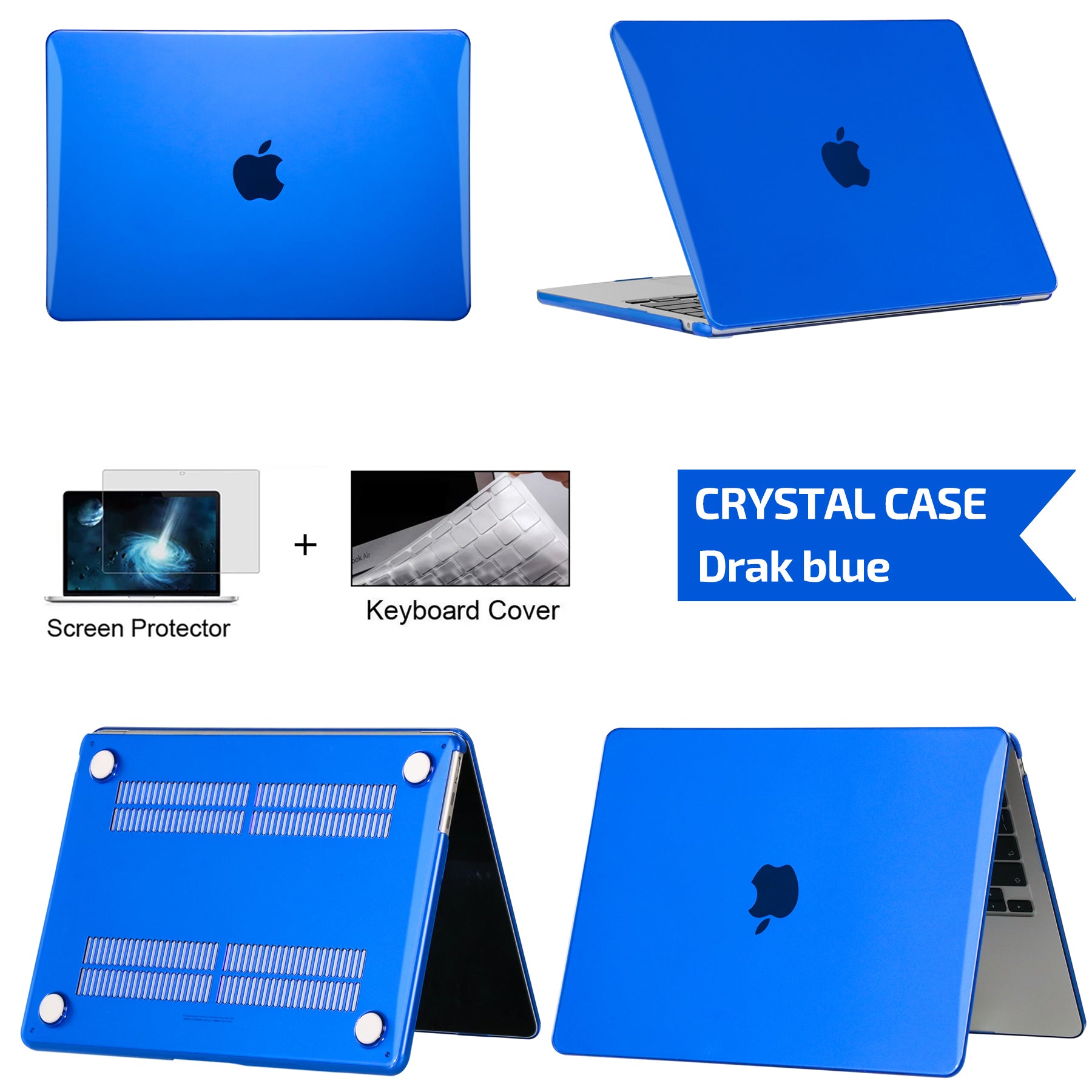 Hochwertige Ultra Dünne Hartschalen Case - Laptophülle für MacBook Air/Pro/M3/M2/M1: 16,14,13-inch | 2024/2023/2022/2020 Series – Premium Cover