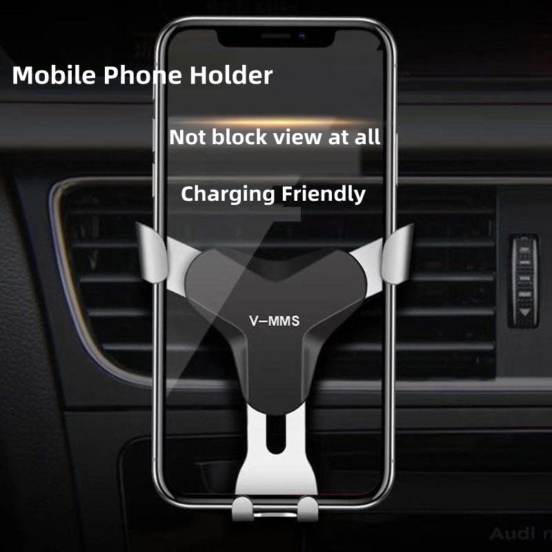 High-Quality Gravity Car Phone Holder Air Vent Clip with Smiley Face Mobile Mount for Smartphones, Apple iPhone, Samsung, iOS & Android Xiaomi, Samsung | Limited Edition