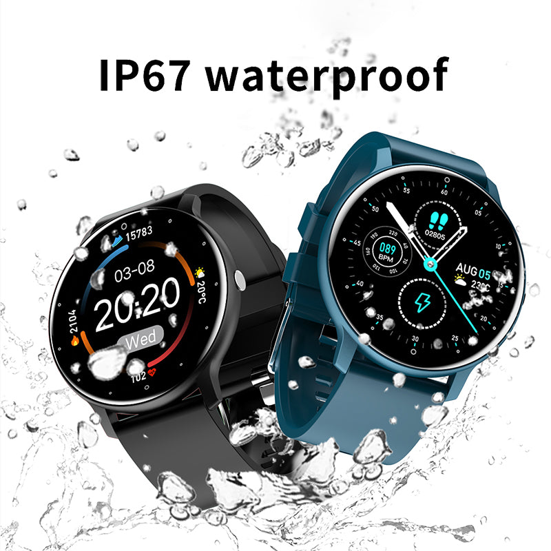 Premium Smartwatch für Männer: Health & Fitness Tracker, Touchscreen, Bluetooth-Anruf, Herzrhythmus, Puls, EKG, Sportfunktionen, IP67 Wasserdicht, für Android & Apple iOS, inkl. Box | Limitierte Auflage