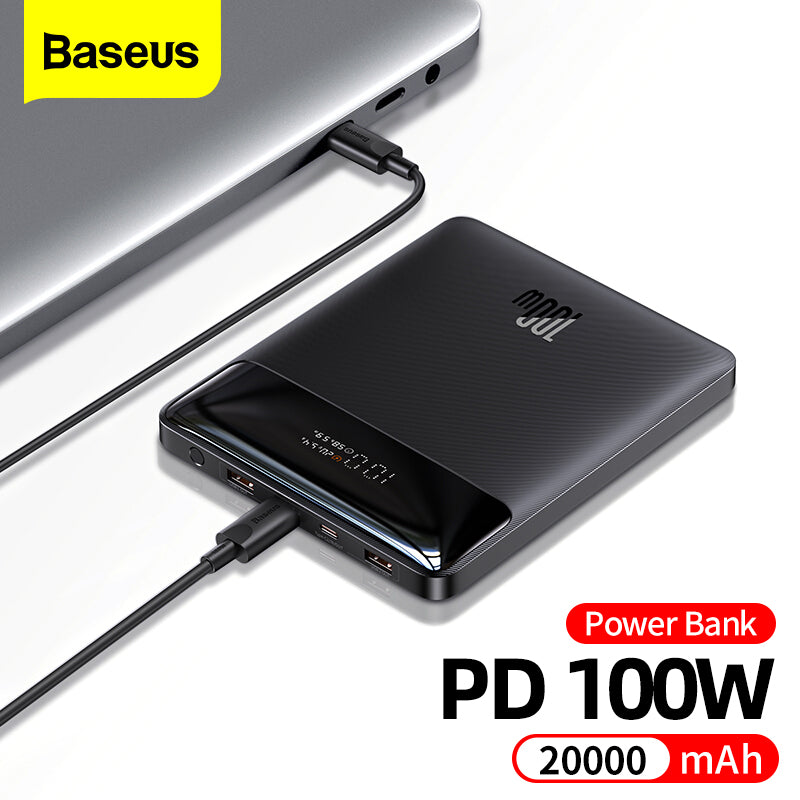 Premium 20000mAh Power Bank – Typ C PD Schnellladung, tragbares externes Ladegerät für Notebooks, Laptop, MacBook, Smartphones, Apple iPhone, Samsung, iOS & Android | Zuverlässige Energie für unterwegs