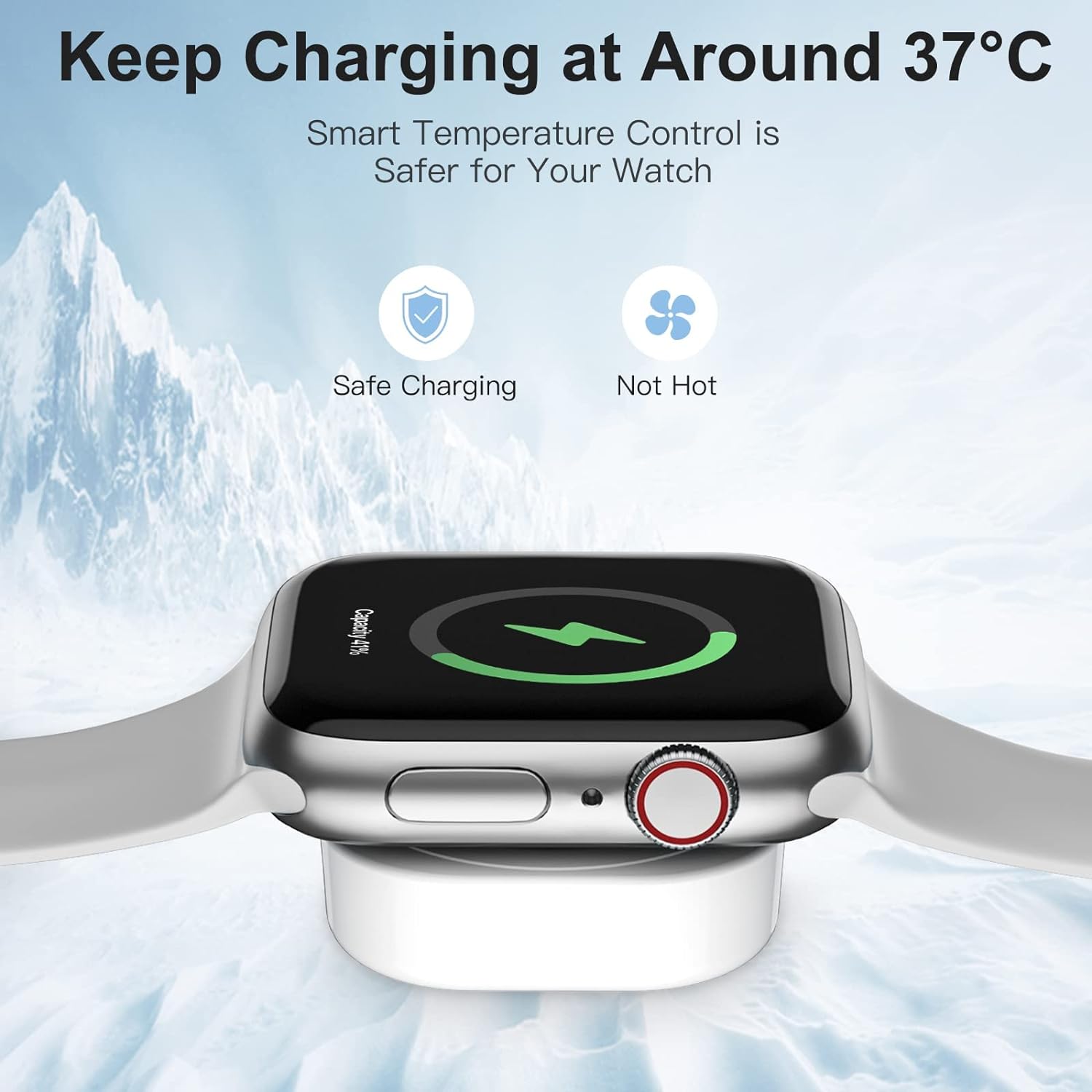 Hochwertiges Kabel für Apple iWatch Wireless Charger Watch 10/9/8/7/6/5/4/3/2/1 & Ultra 2/1, SE: 2024, 2023, 2022, 2021, 2020, 2019, 2018, 2017, 2016 Laden | Prämie USB Lightning Ladekabel