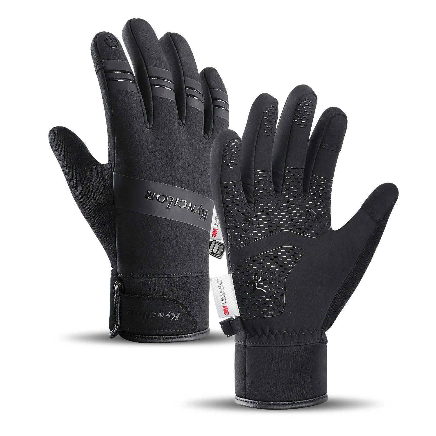 Premium Touchscreen-Handschuhe: Hochwertige warme 3M-Laufhandschuhe für Radfahren, Motorrad, Outdoor, Roller, winddicht, Sport, Reiten | Limitierte Auflage - Phone Heaven Zone