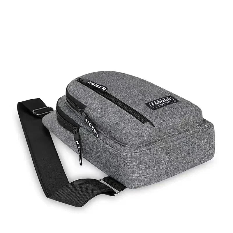 Hochwertige Neue Multifunktions-Brusttasche 2024: Herrenmode Trend aus Oxford Stoff, koreanischer Stil, Lässig und Wasserdicht  MacBook Air/Pro/M3/M2/M1: 16,14,13-inch | 2024/2023/2022/2020 Series