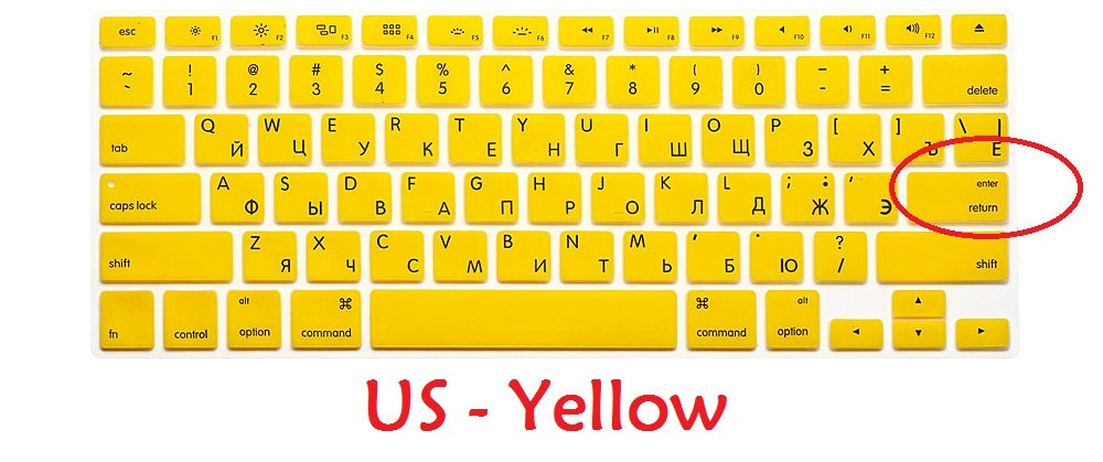 Premium Tastaturschutz-Skin für Macbook Air/Pro/M3/M2/M1: 16,14,13-inch | 2024/2023/2022/2020 Series  Hochwertige Tastatur-Abdeckung