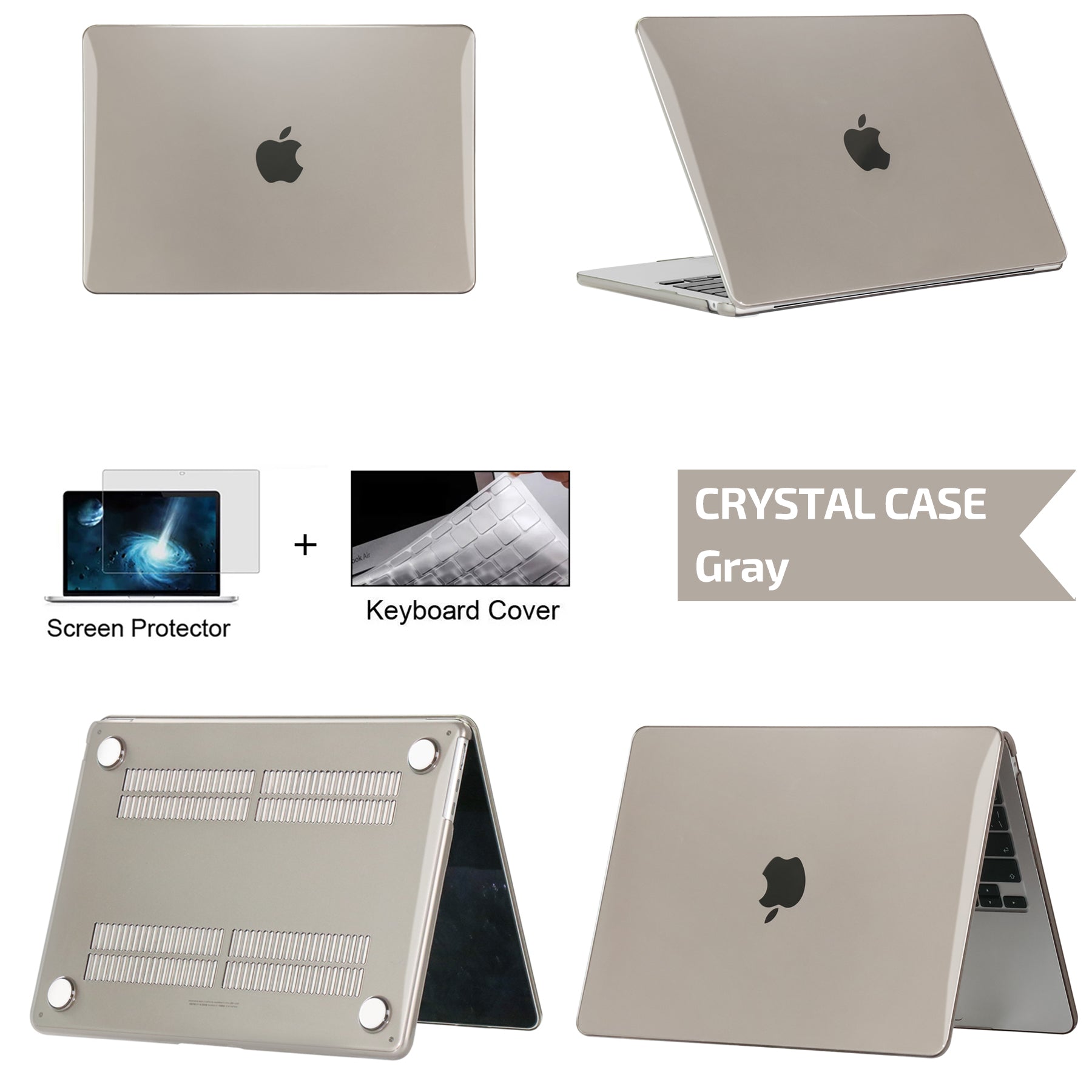 Hochwertige Ultra Dünne Hartschalen Case - Laptophülle für MacBook Air/Pro/M3/M2/M1: 16,14,13-inch | 2024/2023/2022/2020 Series – Premium Cover