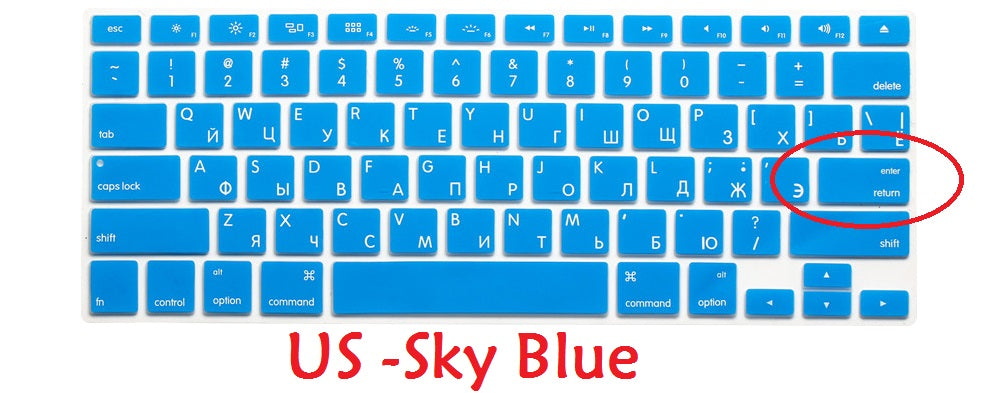 Premium Tastaturschutz-Skin für Macbook Air/Pro/M3/M2/M1: 16,14,13-inch | 2024/2023/2022/2020 Series  Hochwertige Tastatur-Abdeckung