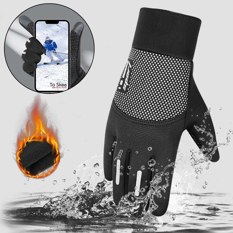 Premium Touchscreen-Handschuhe: Hochwertige warme 3M-Laufhandschuhe für Smartphone, Laptop, Tablet, PC, Apple iPhone, iPad, MacBook, iOS, Android, Samsung Radfahren, Motorrad, Outdoor, Roller, winddicht, Sport, Reiten | Limitierte Auflage