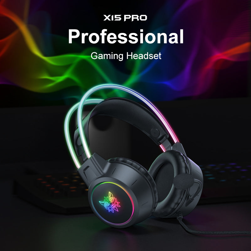 Premium Professional Gaming-Headset/Kopfhörer: Voll-RGB für PC & Laptop, Ideal für Gamer, RGB-Beleuchtung, Limitierte Auflage