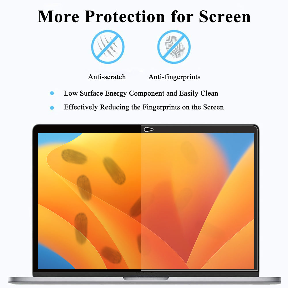 Displayschutzfolie für MacBook alle Modelle Air 13 M1 M2 Pro 13 14 15 16 | Touch Bar Max Cover HD Film Soft Guard Zubehör