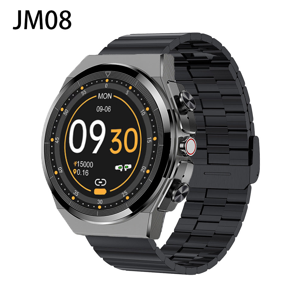 Premium Neue Smartwatch 400mAh Outdoor mit Kompass, Positionsbestimmung | NFC-Zugangskontrolle, IP68 Wasserdicht, Fitness und Gesundheit Smartwatch für Herren