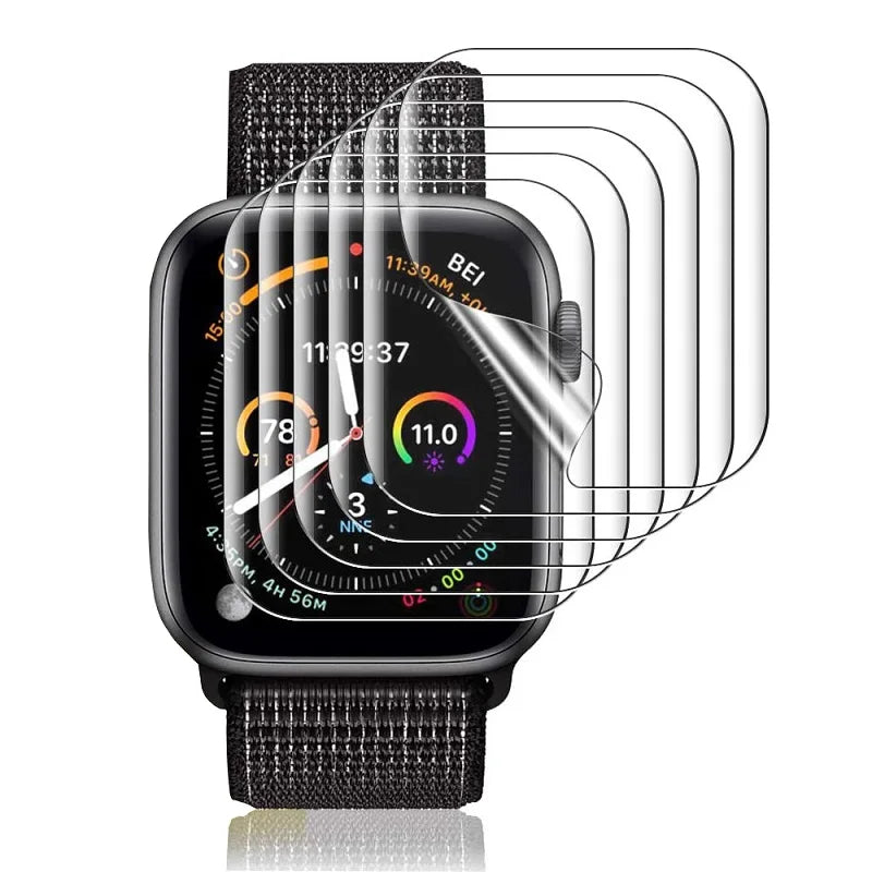 Displayschutzfolie für Apple Watch 44mm 40mm 45mm 41mm 38mm 42mm iWatch| Hochwertige HD Glasfolie, Schutzfilm für Apple Watch Serie Ultra 10/9/8/7/6/5/4/3/2/1 & Ultra 2/1, SE: 2024, 2023, 2022, 2021, 2020, 2019, 2018, 2017, 2016