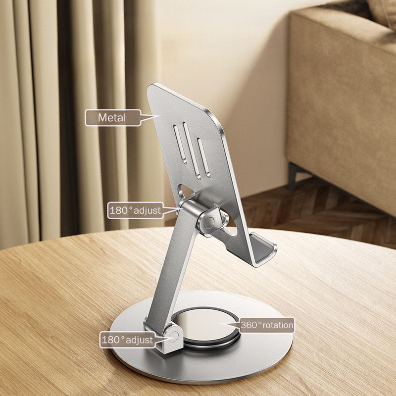 High-Quality Universal Stand: Tablet & Phone Holder for Apple iPad Pro 11, 10th, 10.2, 7th-9th Gen, Xiaomi, Smartphones, Apple iPhone, Samsung, iOS & Android