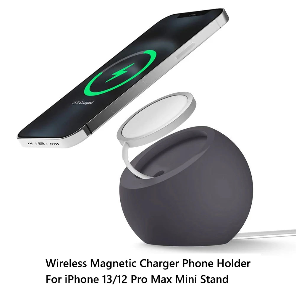 Magnetische 15W Induktions-USB-Ladegerät Schnellladestation | für Smartphones, Apple iPhone, Samsung, iOS & Android Apple Watch, AirPods | Wireless Fast Charging Dockingstation