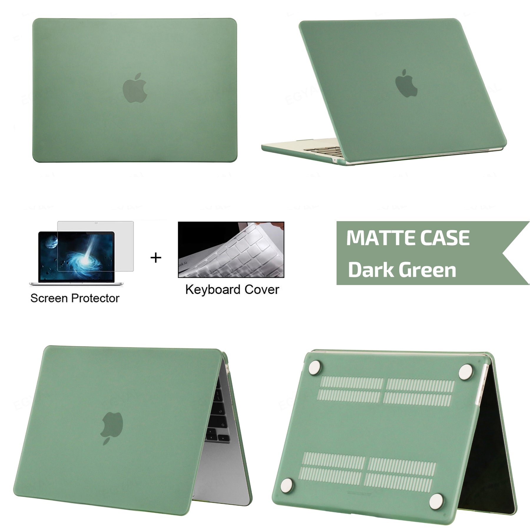 Hochwertige Ultra Dünne Hartschalen Case - Laptophülle für MacBook Air/Pro/M3/M2/M1: 16,14,13-inch | 2024/2023/2022/2020 Series – Premium Cover