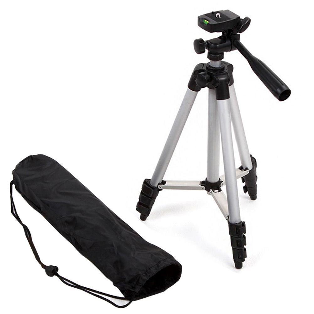 Professionelles Aluminium-Reisestativ, 140 cm für Videografie & Fotografie:, geeignet für Smartphones, Apple iPhone, Samsung, iOS &amp; Android, Apple iPhone 15/14/13/12/11 Pro Max Plus Mini, Samsung, Android, GoPro, Canon/Nikon DSLR/SLR