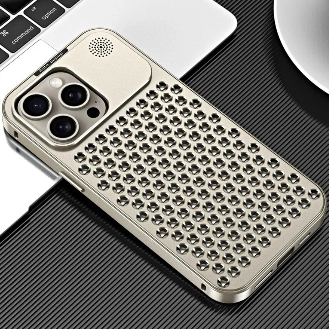 Premium Aluminium Apple iPhone Hülle | Luxus Case Metall Cover Stoßfest, Handyschutzhülle MagSafe 12/13/14/15 Pro Max Plus