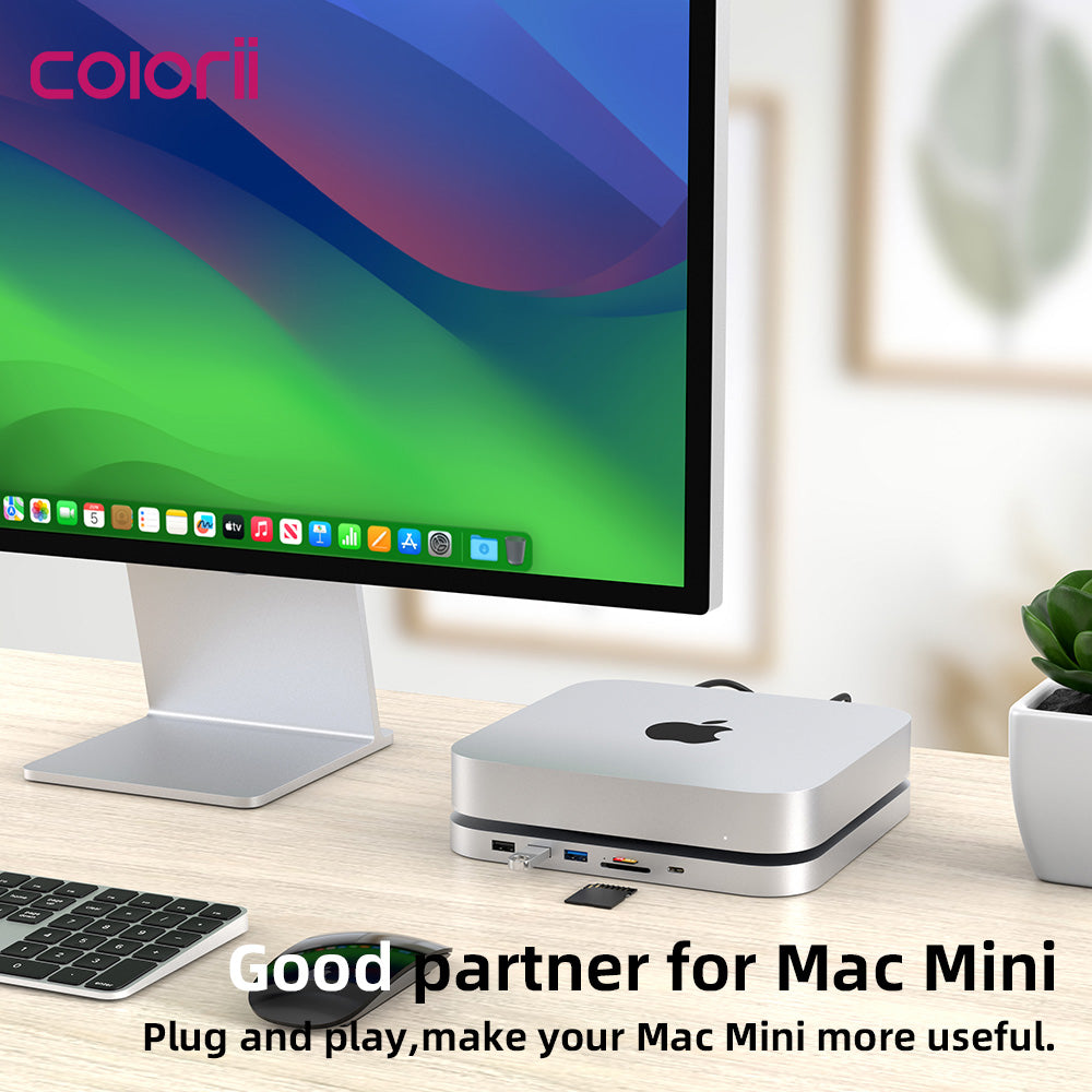 Premium USB-C Hub mit Festplattengehäuse, Hochwertiges Typ-C Docking Station, 2,5" SATA, NVMe M.2 SSD Case, 4K DP, USB 3.0 für Macbook Air/Pro/M3/M2/M1: 16,14,13-inch | 2024/2023/2022/2020 Series