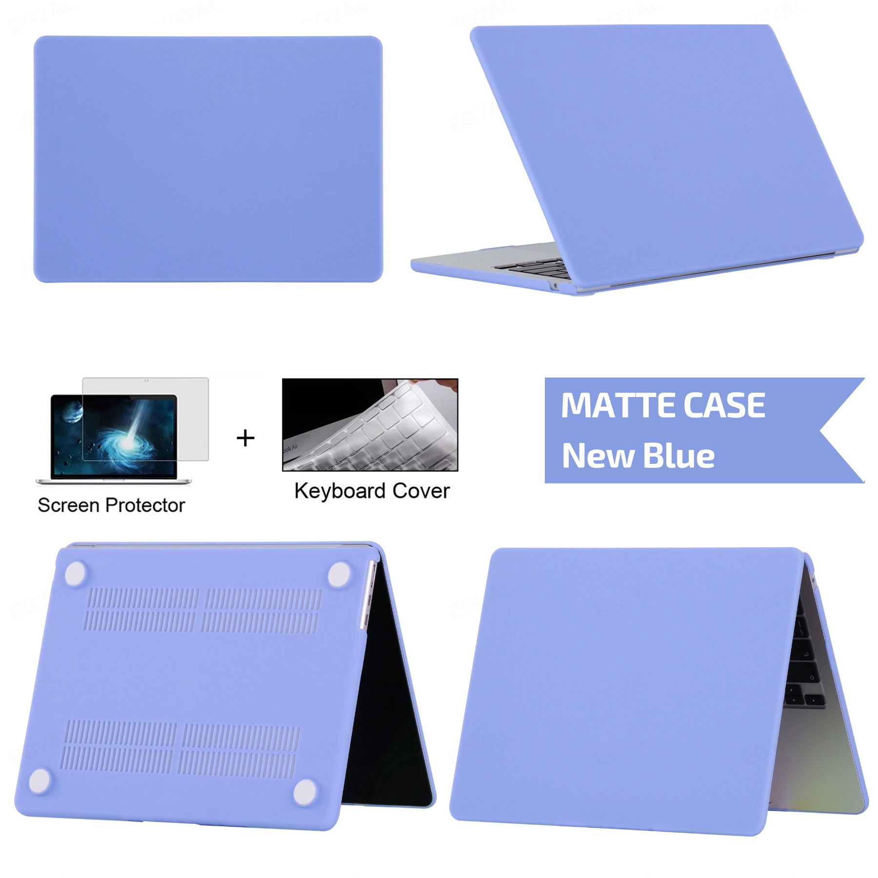 Hochwertige Ultra Dünne Hartschalen Case - Laptophülle für MacBook Air/Pro/M3/M2/M1: 16,14,13-inch | 2024/2023/2022/2020 Series – Premium Cover