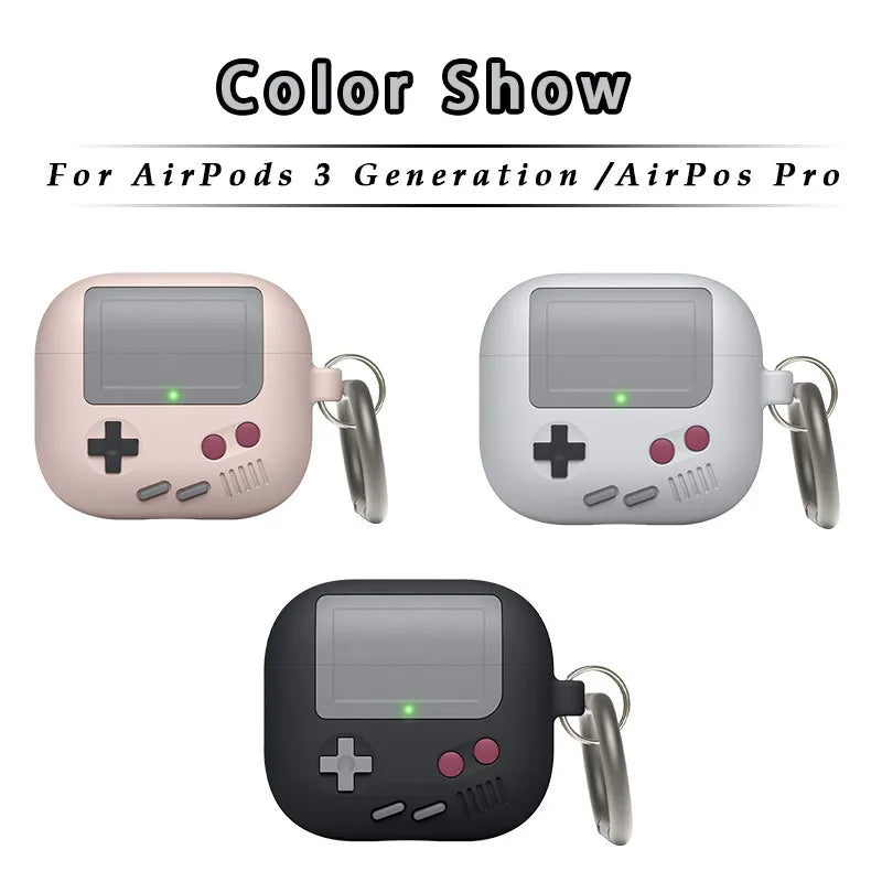 Hochwertige Schutzhülle für AirPods Silikonhülle für Apple AirPods 3. Generation & AirPods Pro | Prämie Game 