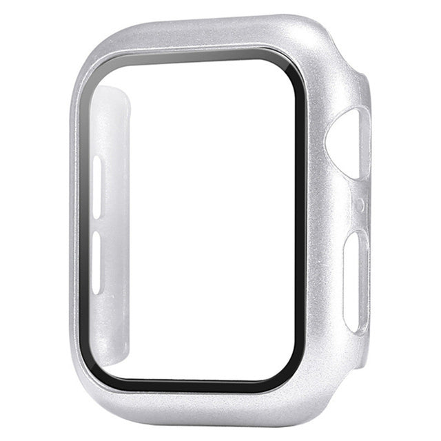 Hochwertige Glasabdeckung-Hülle & Case für Apple Watch Serie 9/8/7/6/SE/5: 44mm, 40mm, 41mm, 45mm, 42mm, 38mm | Cover Displayschutzfolie Zubehör - Phone Heaven Zone