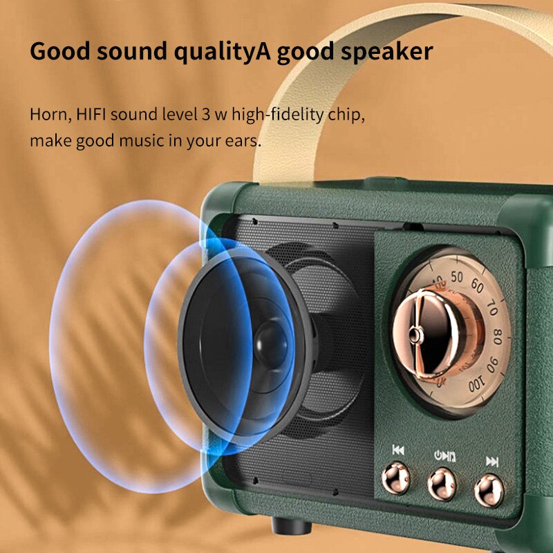 Hochwertiges HM11 Tragbarer Bluetooth-Lautsprecher Drahtloser Bass-Subwoofer Wasserdicht für Outdoor-Auto-Stereo-Lautsprecher
