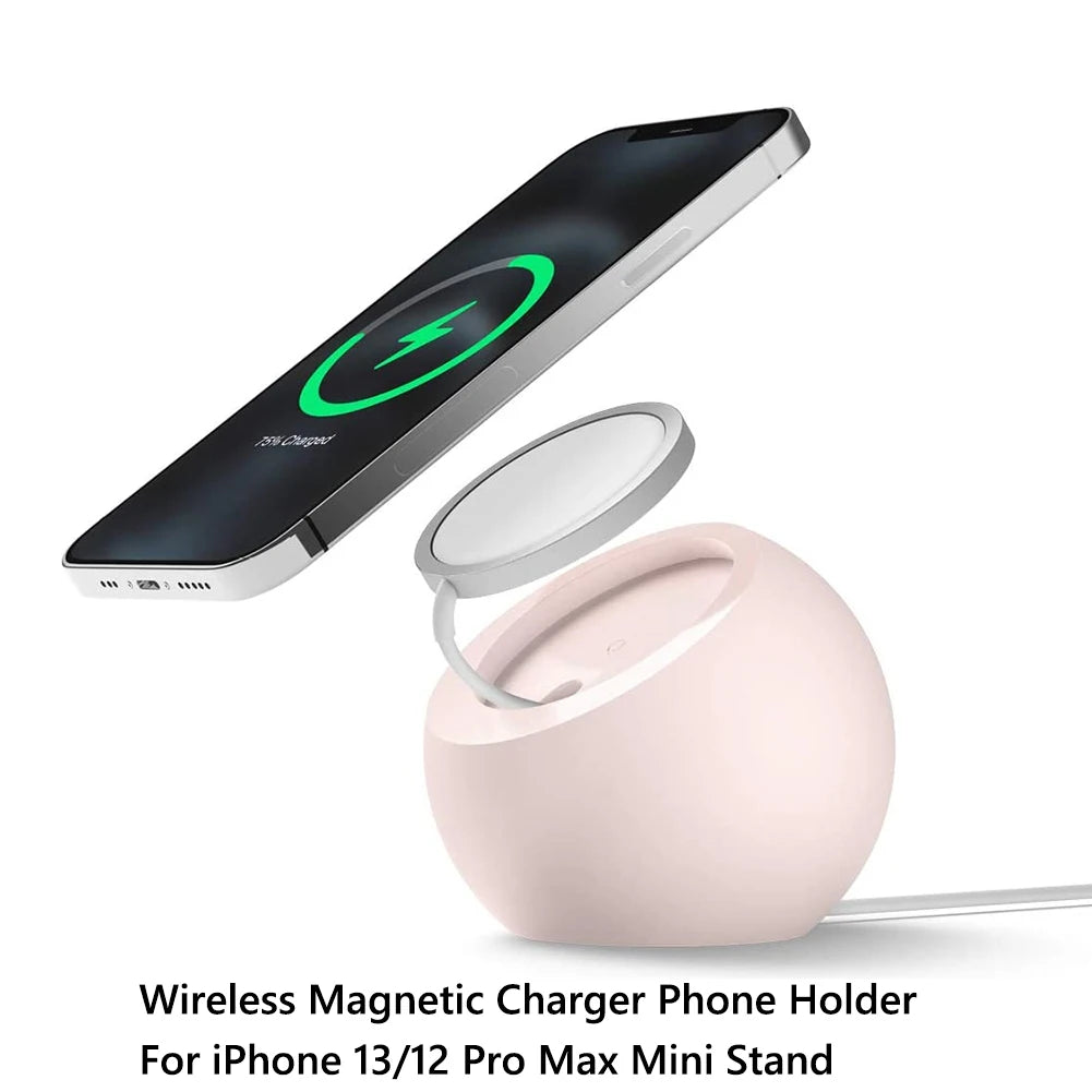 Magnetische 15W Induktions-USB-Ladegerät Schnellladestation | für Smartphones, Apple iPhone, Samsung, iOS & Android Apple Watch, AirPods | Wireless Fast Charging Dockingstation