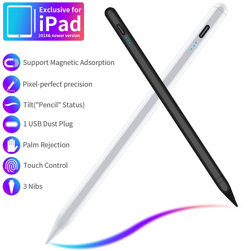 Premium Stylus für Touchscreens: iPad/Pro/Air/Mini: 10/9/8/7/6/5/4/3 Series: MacBook, Android, Tablet-Stift mit Power-Display | Kompatibel mit iPad | Limitierte Auflage