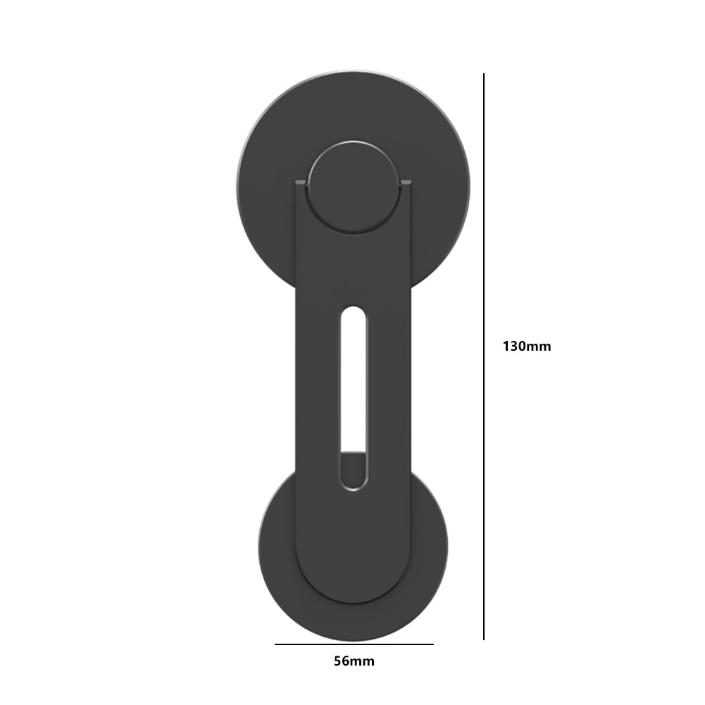 Hochwertiger Magnetischer Laptop-Telefon-Halter: Monitor-Seitenhalterung, schlank & faltbar, für Smartphones, Apple iPhone, Samsung, iOS & Android,- Ideal für Videokonferenzen & Mehr