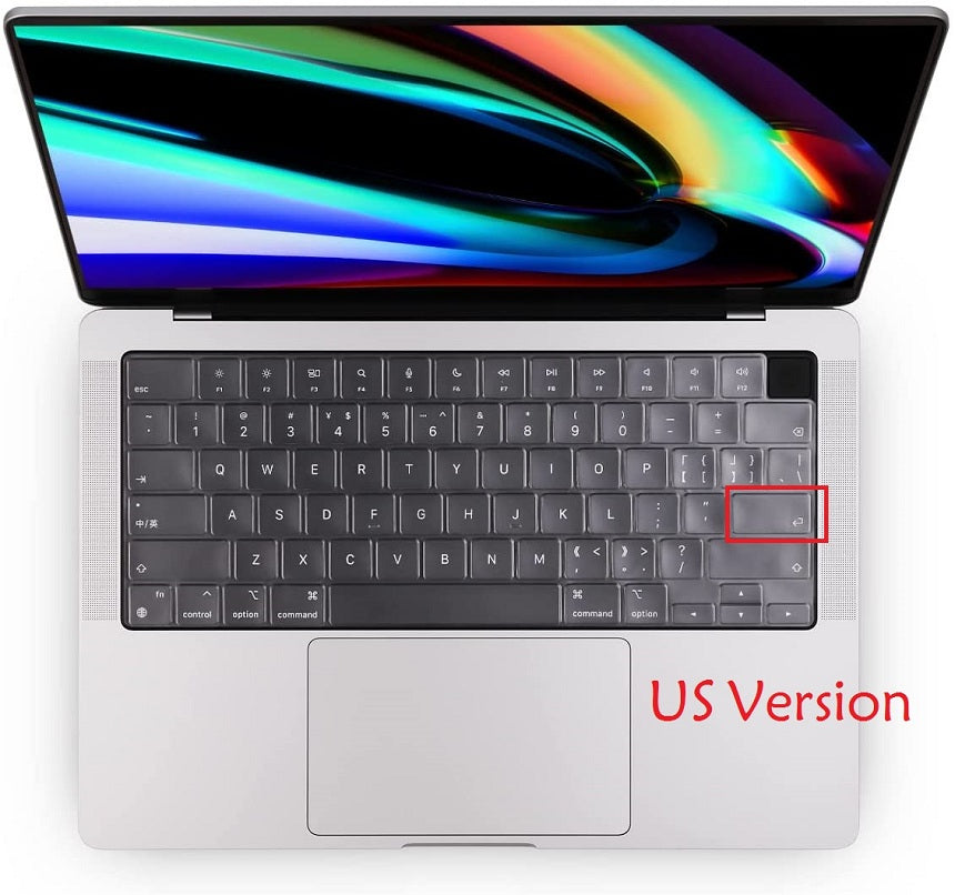 Premium Tastaturschutz-Skin für Macbook Air/Pro/M3/M2/M1: 16,14,13-inch | 2024/2023/2022/2020 Series  Hochwertige Tastatur-Abdeckung