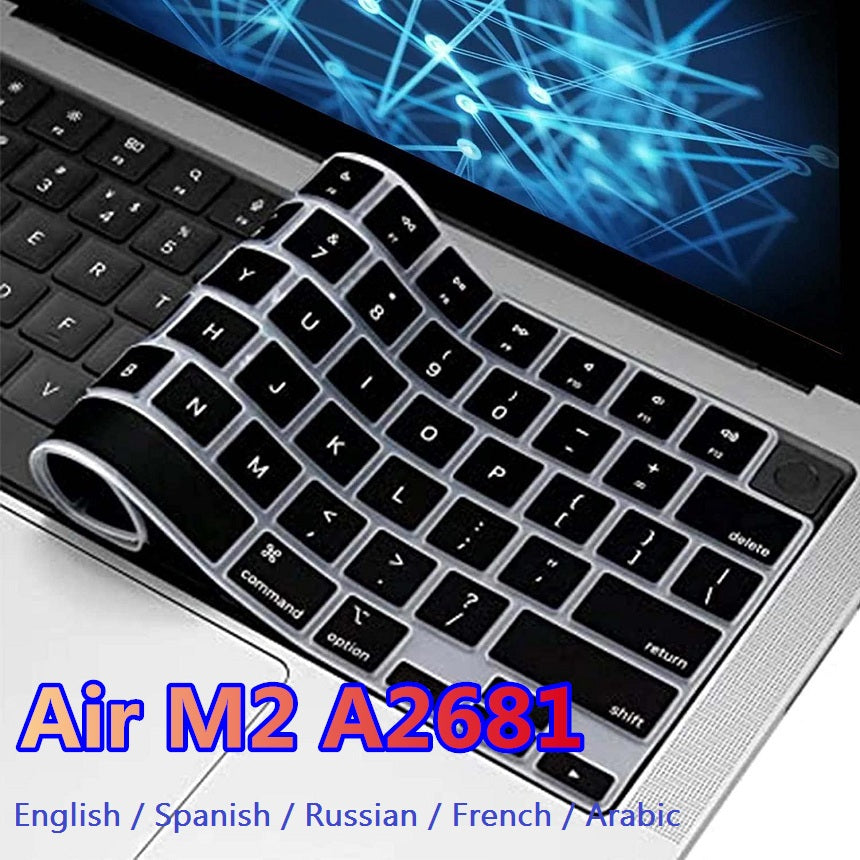 Premium Tastaturschutz-Skin für Macbook Air/Pro/M3/M2/M1: 16,14,13-inch | 2024/2023/2022/2020 Series  Hochwertige Tastatur-Abdeckung