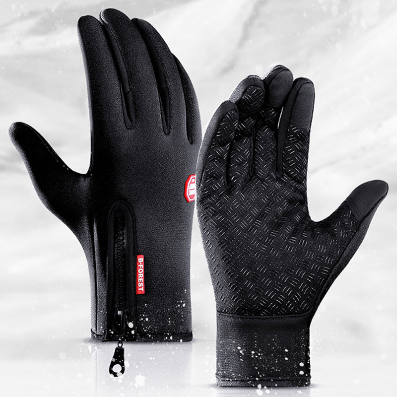 Premium Touchscreen Winterhandschuhe für Männer & Frauen: Touchscreen-kompatibel, Wasserdicht, für Smartphone, Laptop, Tablet, PC, Apple iPhone, iPad, MacBook, iOS, Android, Samsung Motorrad, Fahrrad, Outdoor-Sport & Ski, Warm mit Samtfutter