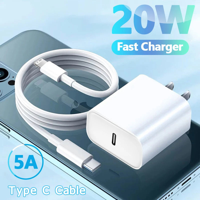 Hochwertiges USB Typ C PD 20W Kabel für Smartphones, Apple iPhone, Samsung, iOS & Android | Prämie Schnelle USB C Kabel für iPhone, Typ C Ladekabel