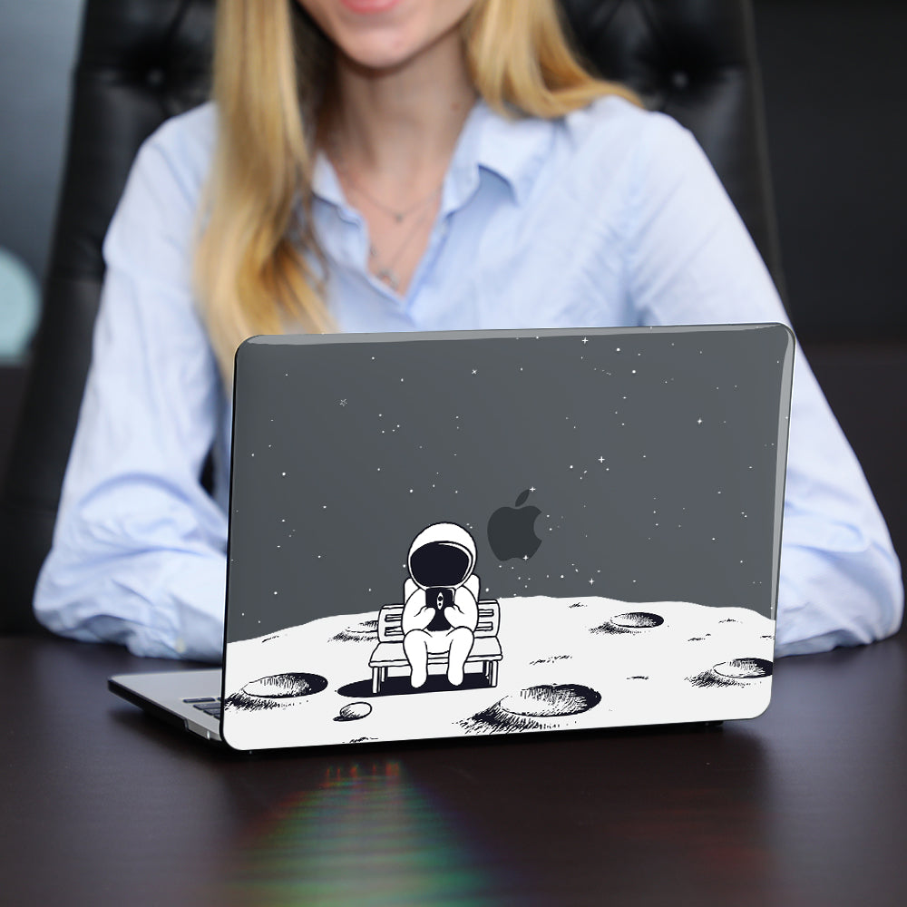 Limited Edition Astronaut Design Laptop Hülle | Case für MacBook Air/Pro/M3/M2/M1: 16,14,13-inch | 2024/2023/2022/2020 Series - Cover für Touch Bar Macs