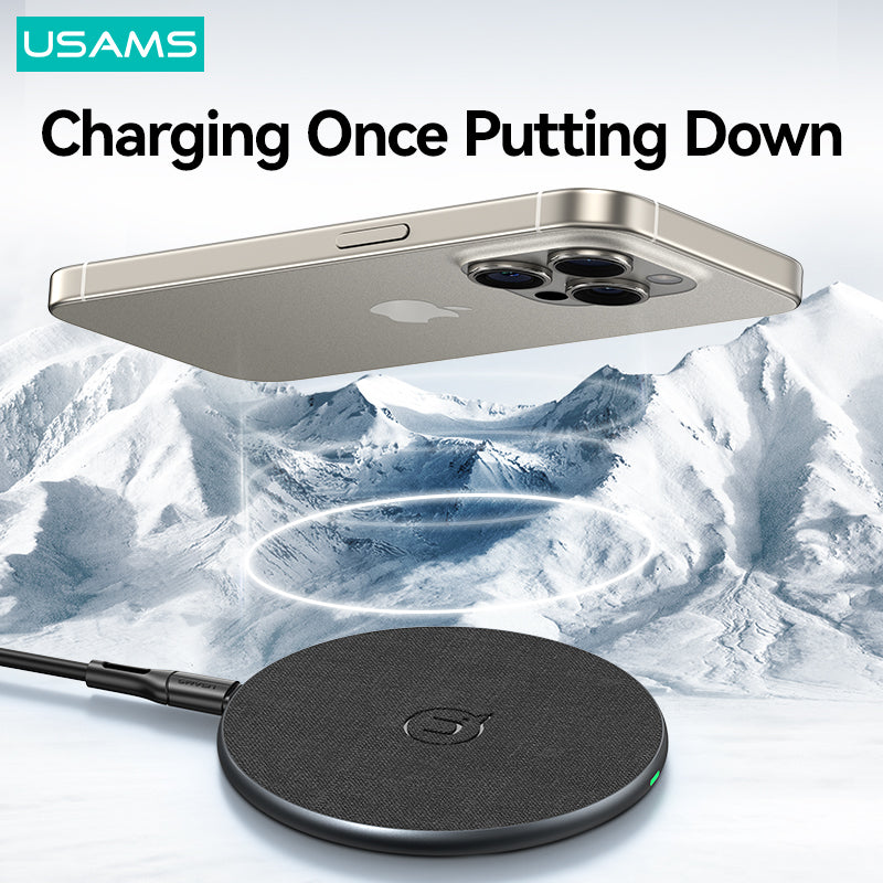 15W Fast Qi Charger | Premium MagSafe Universal Wireless Charging Pad |Smartphones, Apple iPhone, Samsung, iOS & Android | Inductive Safe Fast Charging