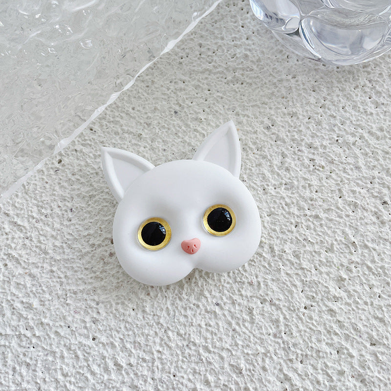 Luxury Air Sac Telefon Halter Griptok Kawaii 3D Katze Handy Finger Ring | Stand Grip Tok Handy Zubehör  iPhone | Stylischer