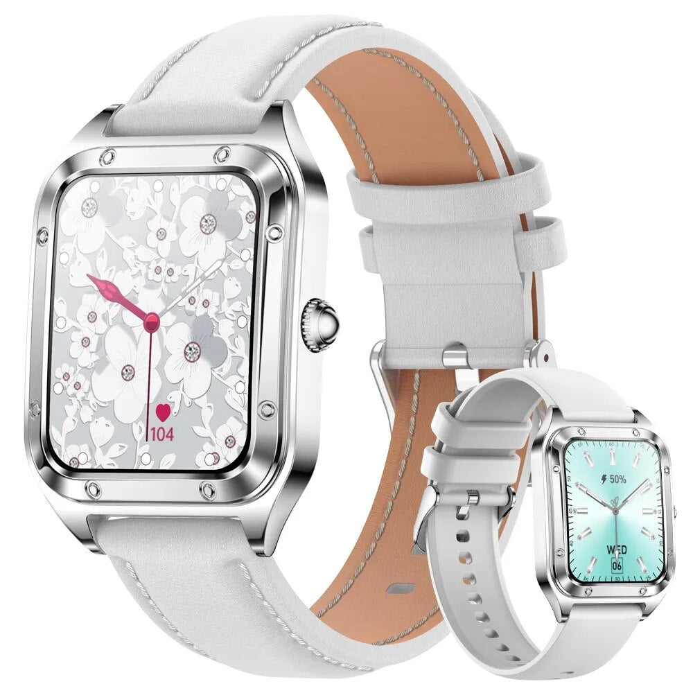 Luxus Mode Smartwatch für Damen | Bluetooth-Anruf, Blutdruckmessung, Multifunktions-Sportarmband, wasserdicht | Limitierte Auflage - Phone Heaven Zone