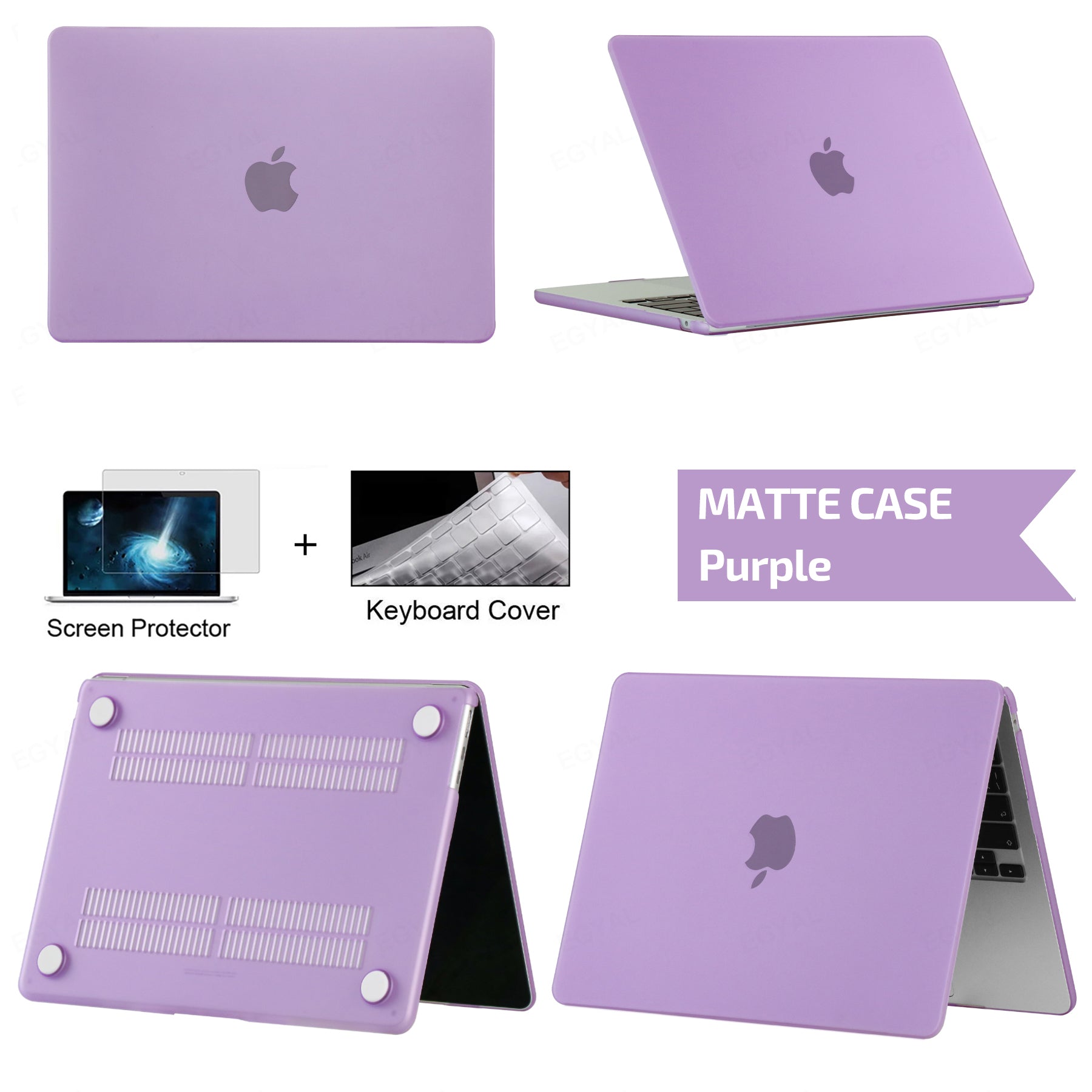 Hochwertige Ultra Dünne Hartschalen Case - Laptophülle für MacBook Air/Pro/M3/M2/M1: 16,14,13-inch | 2024/2023/2022/2020 Series – Premium Cover