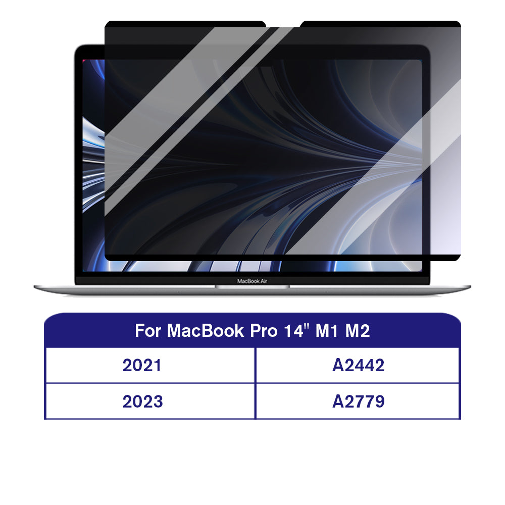 Premium Magnetischer Sichtschutzfilter für Macbook MacBook Air/Pro/M3/M2/M1: 16,14,13-inch | 2024/2023/2022/2020 Series | Anti-Spy & Anti-Glare Displayschutzfolie | Privacy Screen Protector - Schützt Privatsphäre